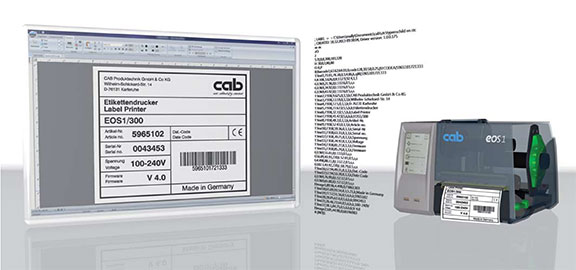 Cablabel S3 interface